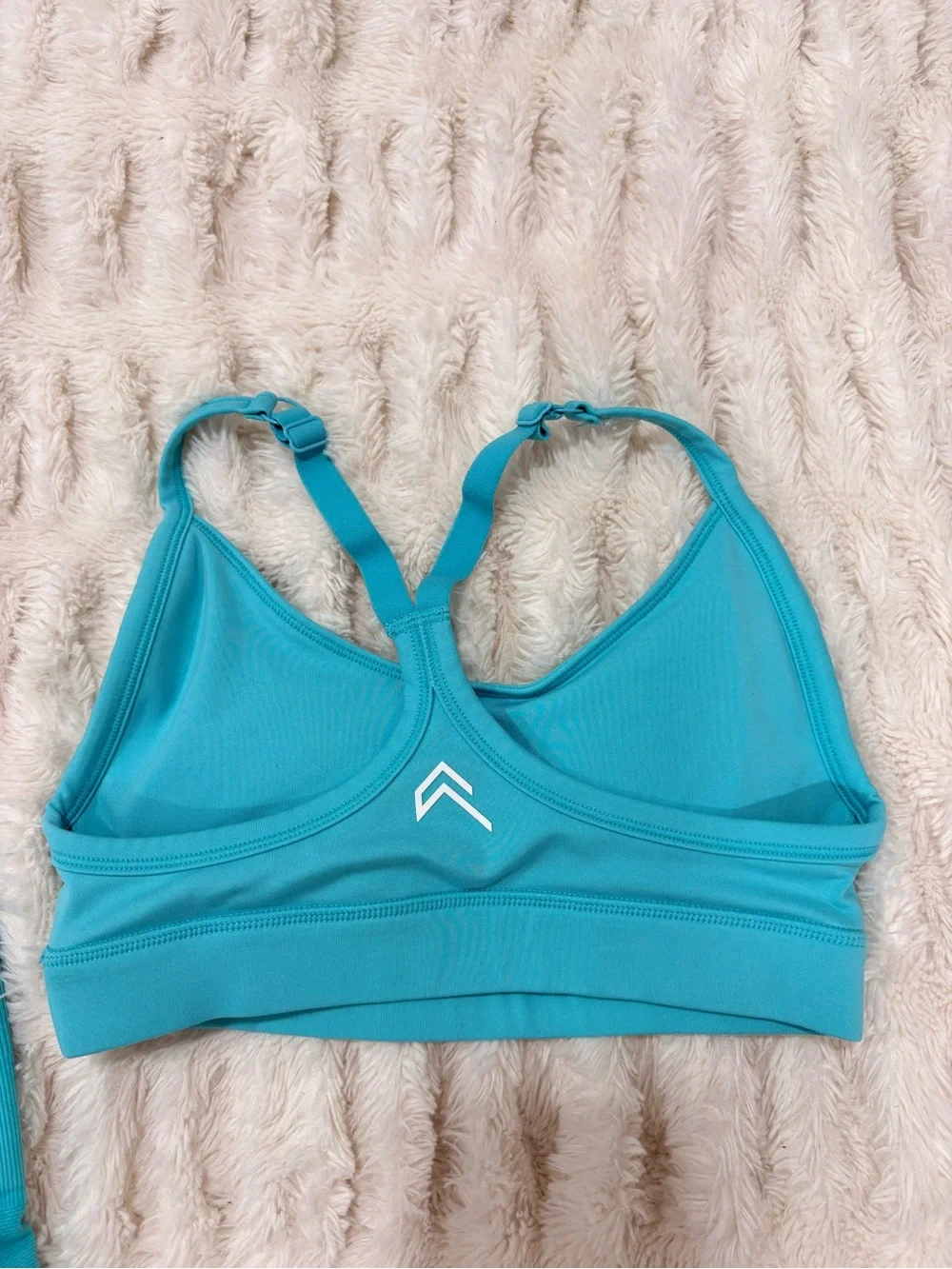 Oner Active Teal Blue Leggings & Sports Bra Set